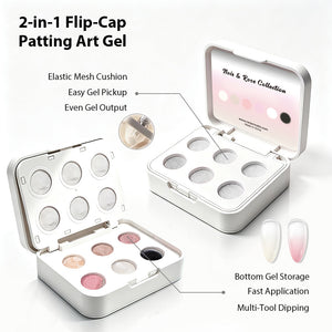 RARJSM Cushion Ombre Art Gel Palette product packaging Noir & Rose Collection
