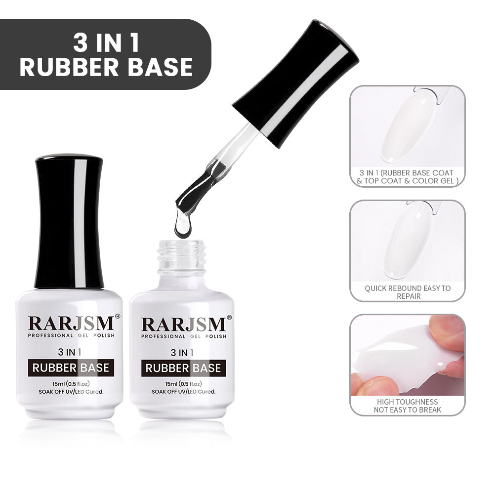 Venta Flash Gel Base de Goma Autocurativa 3 en 1 15ml - 54% de Descuento por Tiempo Limitado