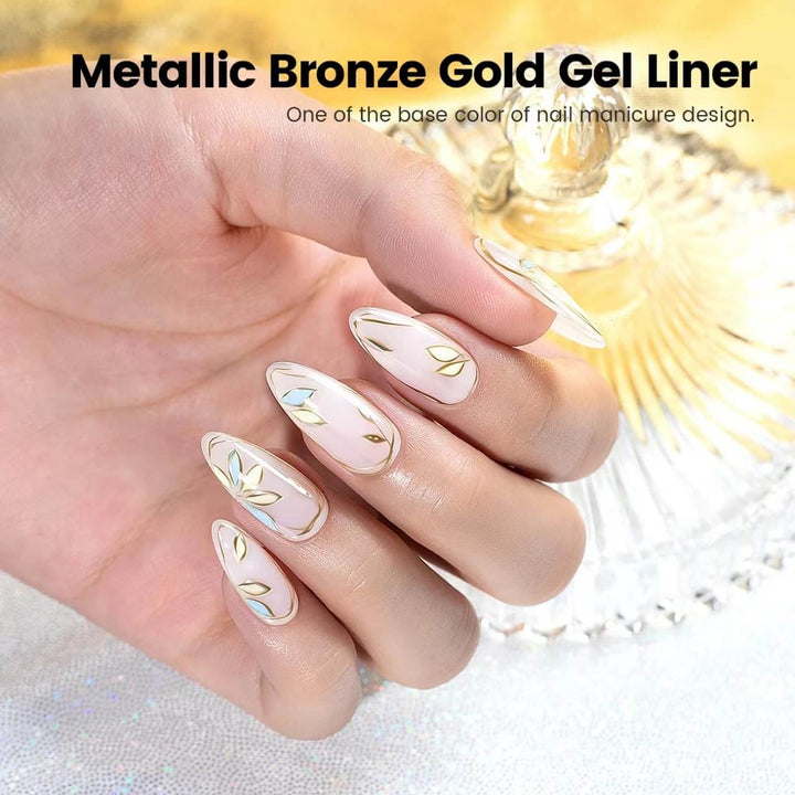 Metallic Bronze cold Gel Liner