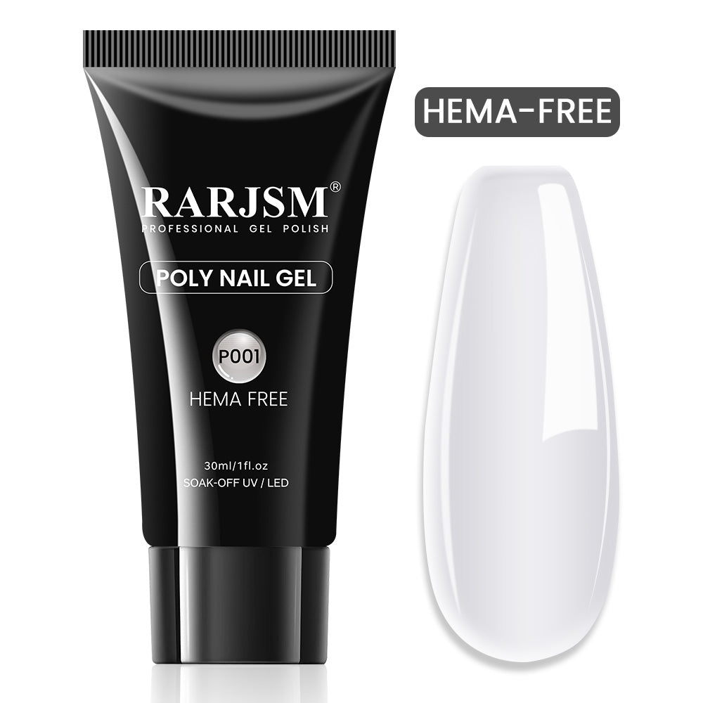 Vente Flash Gel Ongles Poly Transparent SANS HEMA 30g - 74% de Réduction Liquidation