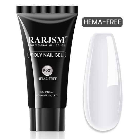 Vente Flash Gel Ongles Poly Transparent SANS HEMA 30g - 74% de Réduction Liquidation