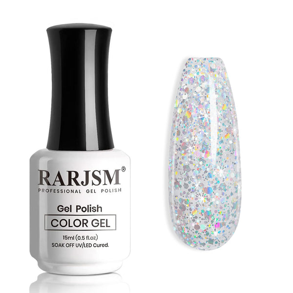 Vernis à ongles gel pailleté Crystal Snowfall 15 ml #811