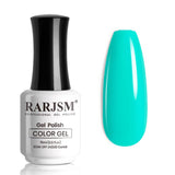 Vernis à ongles gel de couleur bleu turquoise de base classique français 15 ml #815