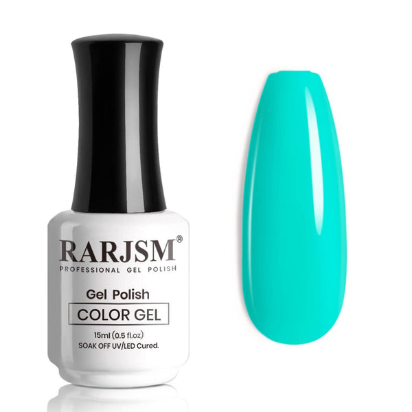 Turquoise Blue Basic nail colors Classic French Color Gel Nail Polish 15ml #815