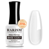 RARJSM HEMA TPO free base coat 15ml 0.5 fl.oz professional gel polish foundation strong adhesion vegan
