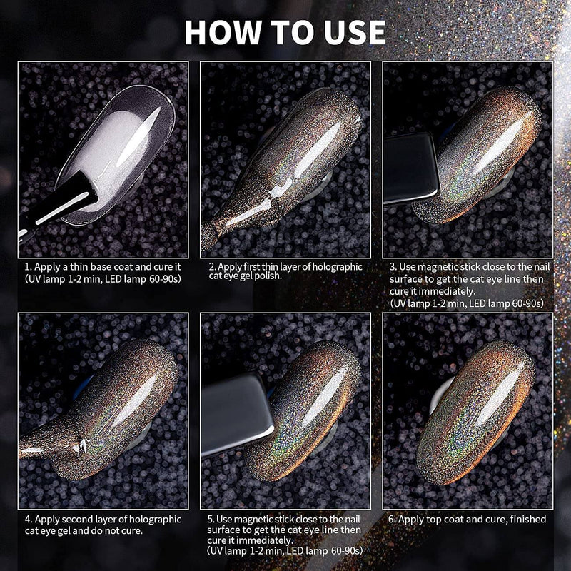 How to Create Galaxy Black Hole Cat Eye Effect with Magnet