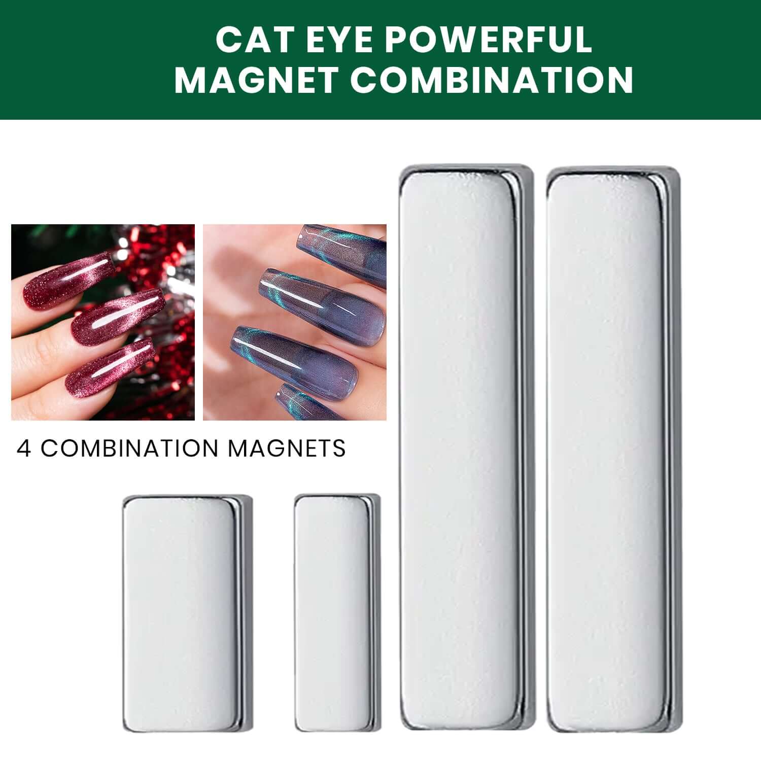 Buy VERONNI New Smoothie Wide Cat Eye Nail Polish UV Gel Magnet Nail Art  Varnish Jade Effect UV Gel Nail Art DIY Nail Designs (04) Online at  desertcartINDIA