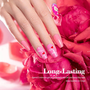 Barbie Pink | RARJSM ® 6 Colors Nail Gel Polish Set