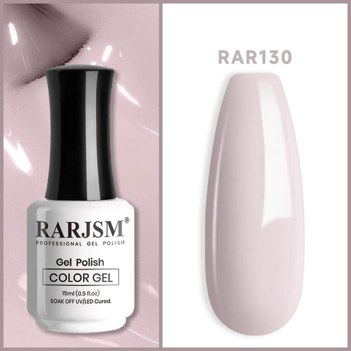 Rarjsm Beige Gel Nail Polish Classic Fall and Winter Dark Nail Colors