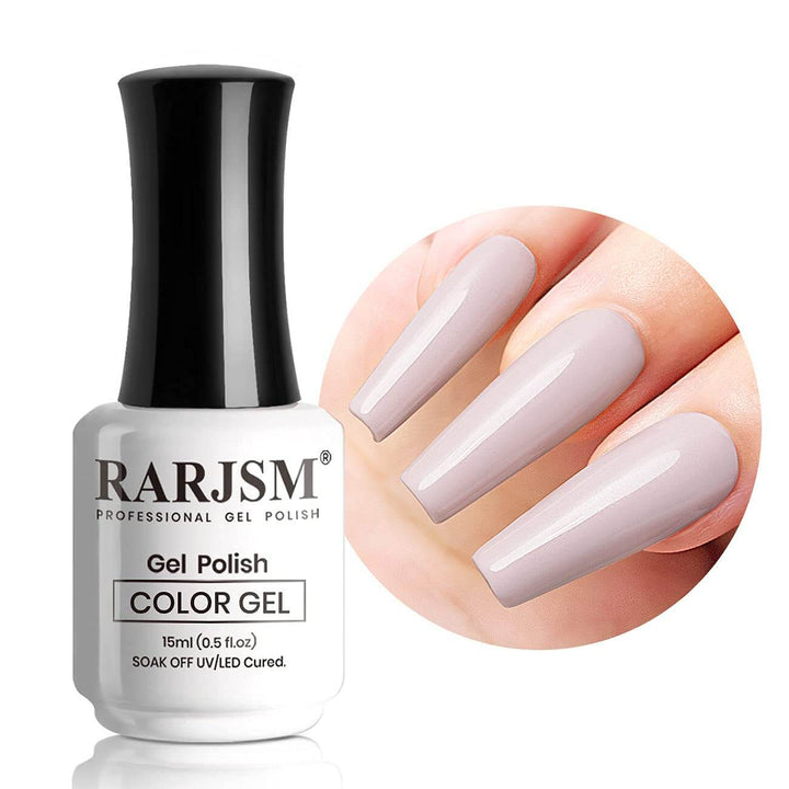 Rarjsm Beige Gel Nail Polish Classic Fall and Winter Dark Nail Colors