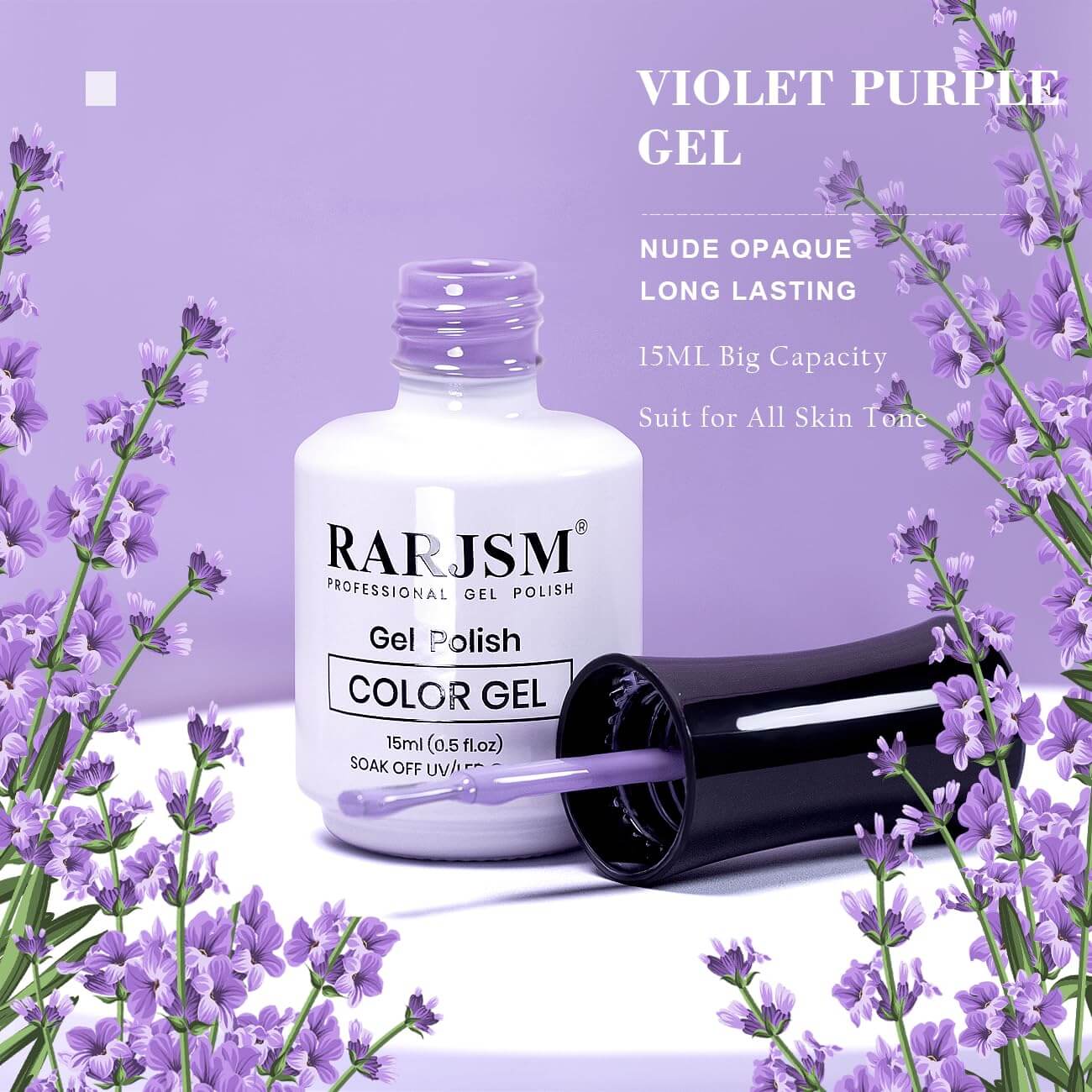 Blue Purple rarjsm Basic nail colors French Color Gel Nail Polish