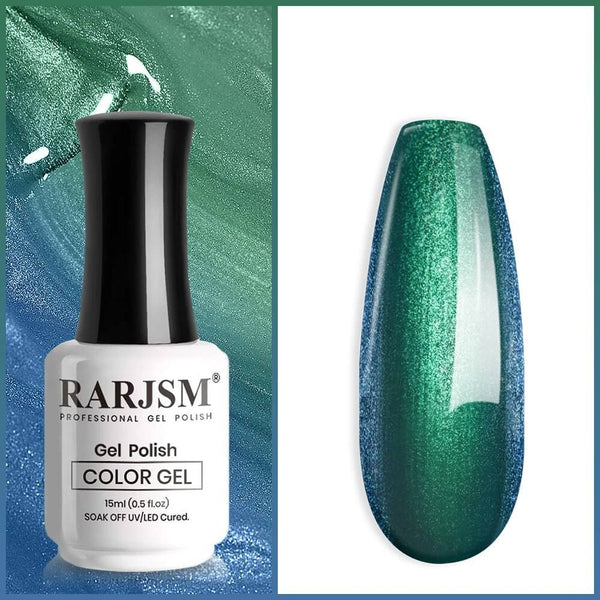 Blue to Green | RARJSM ®Holographic Chameleon Gel Nail Polish | 15ml #682