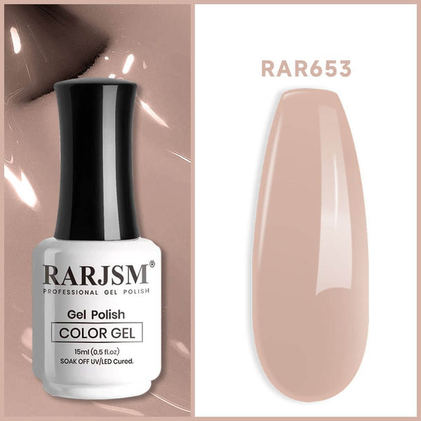 Brown pink rarjsm Basic nail colors Classic nude Color Gel Nail Polish