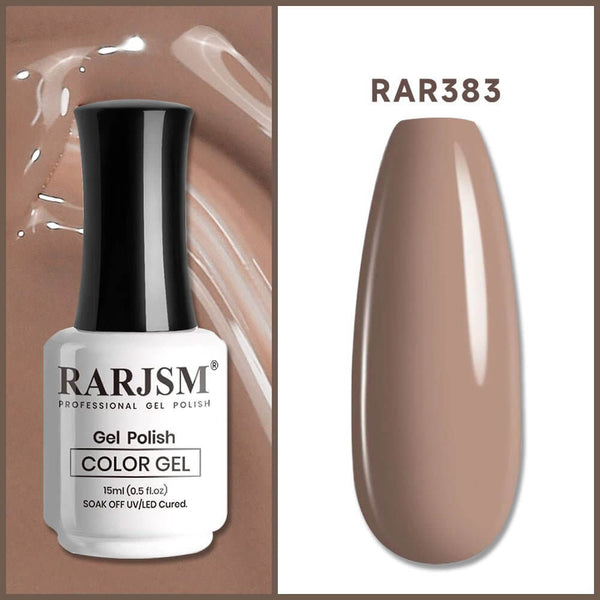 RARJSM ® Chocolate Brown Gel nail polish 15ml #383
