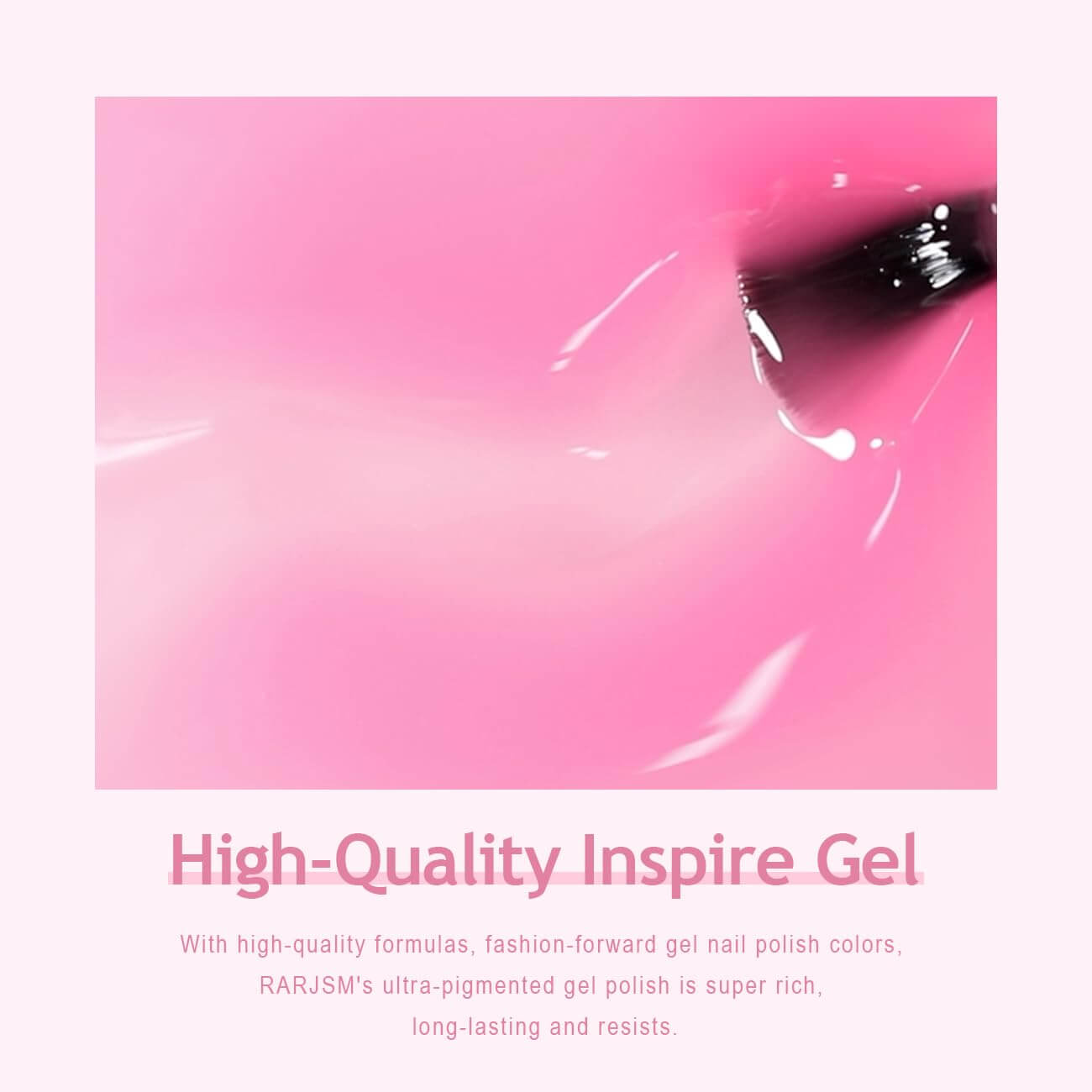 RARJSMClear Light Pink Nude Gel Nail Polish 15ml #750$8.99