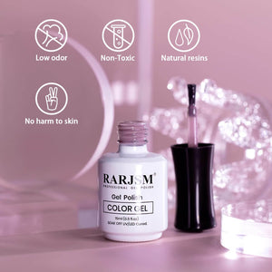 RARJSM ® Dark Purple Gel Nail Polish 15ml #384