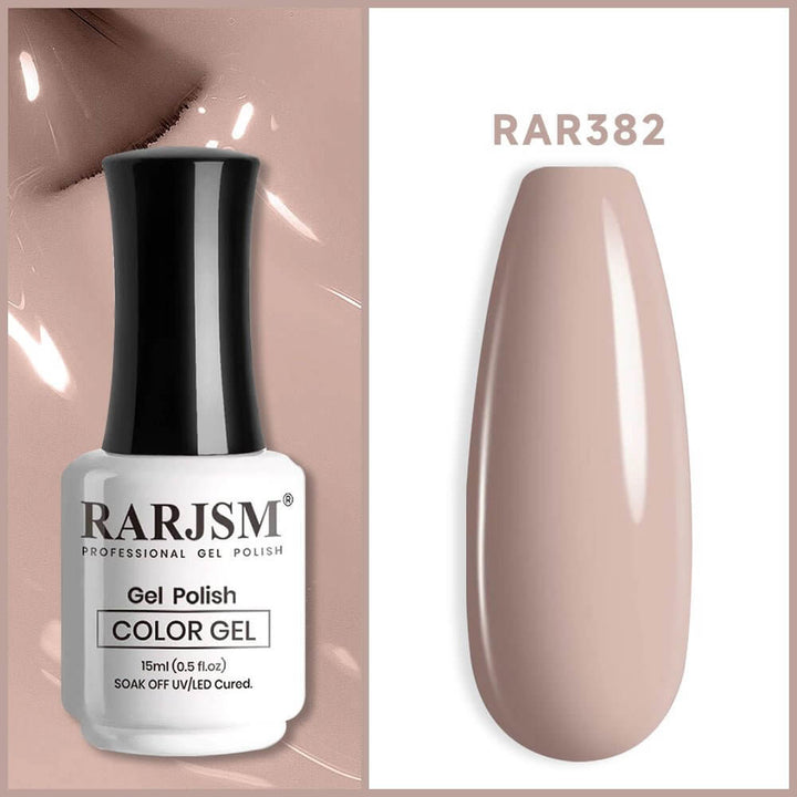 Rarjsm Dusty Gray Gel Nail Polish 15ml #382