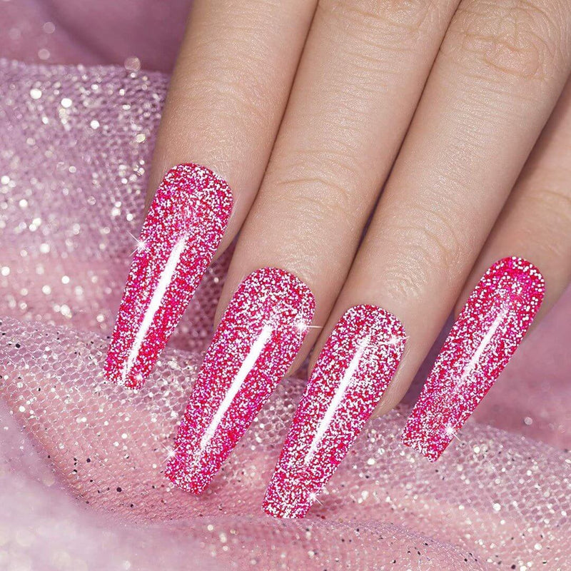 Flash Disco | RARJSM ® 6 Colors Neon Explosion Diamond Reflective Glitter Gel Polish | 7.5ml