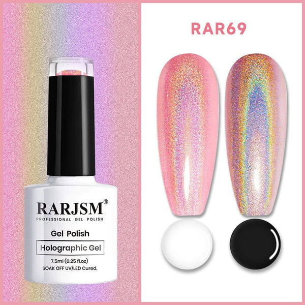 Rarjsm Holographic Gel Nail Polish-Create Holographic Nails Easily – RARJSM