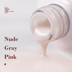 Rarjsm Gray Pink Classic nude Color Gel Nail Polish