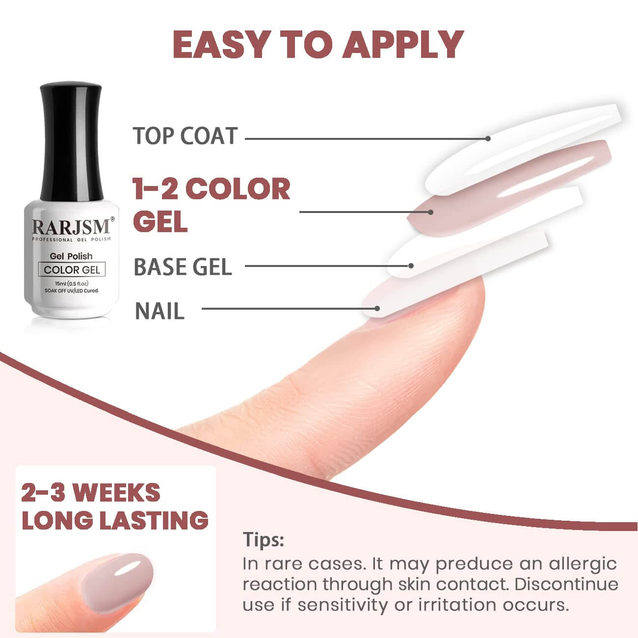 Gray Purple | RARJSM ®Classic Color Gel Polish |15ml #358
