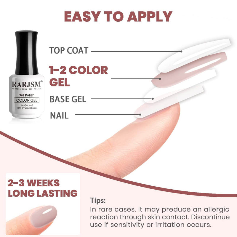 Gray Purple | RARJSM ®Classic Color Gel Polish |15ml #358