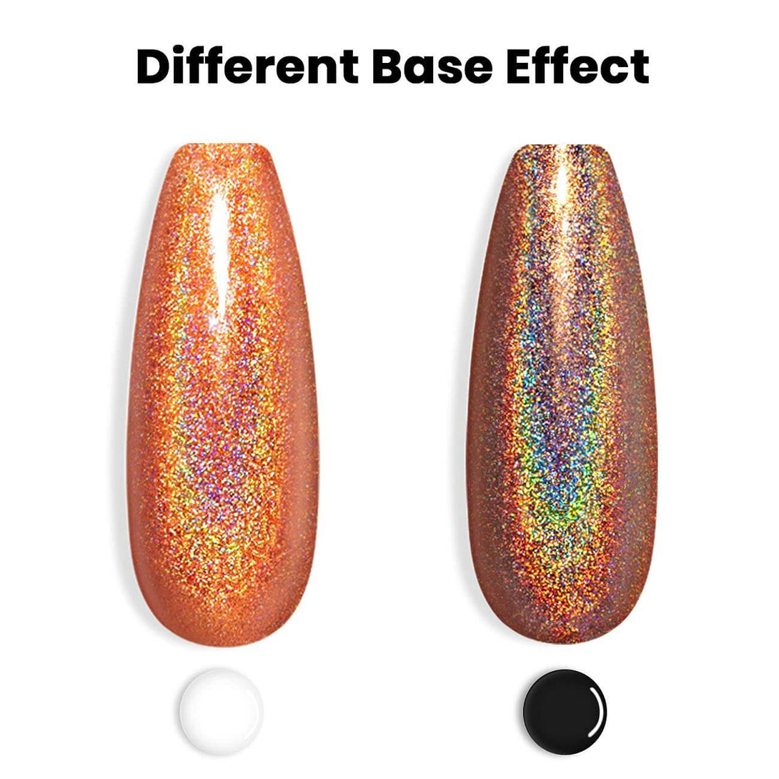 Halloween Orange | RARJSM ®Holographic Nail Gel Polish | 7.5 ml #158