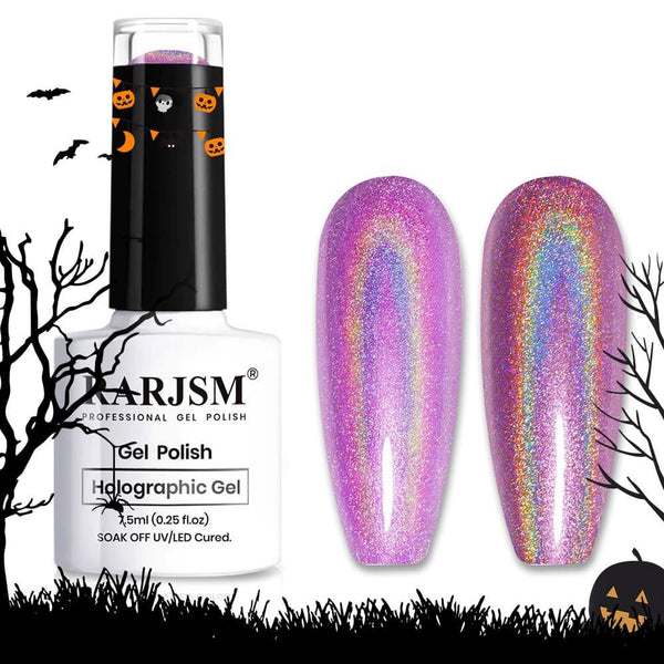 Halloween Purple | RARJSM ®Holographic Nail Gel Polish | 7.5 ml #74