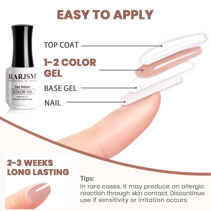 Ice Pink | RARJSM ®Classic Color Gel Polish |15ml # 427