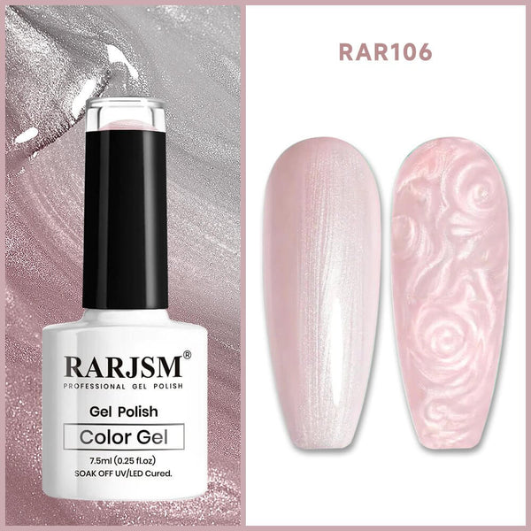 Light Pink Thread pearl gel nail polish 7.5ml #106 - RARJSM