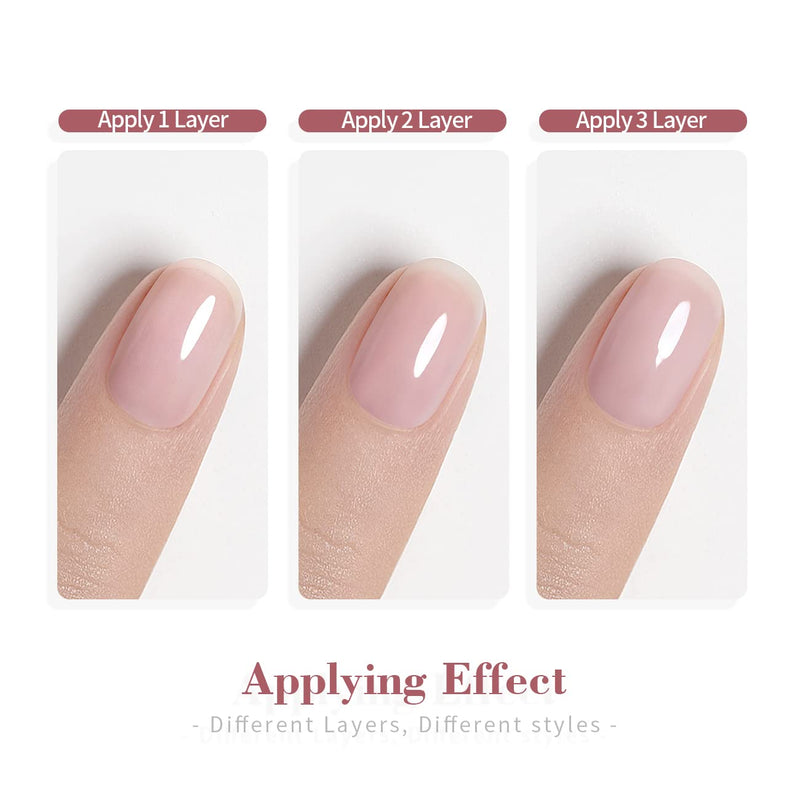 Light Purple rarjsm Basic nail colors Classic nude Gel Nail Polish