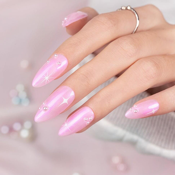 RARJSM ® Thread pearl gel nail polish 6 Colors Mermaid nails Set 7.5ml