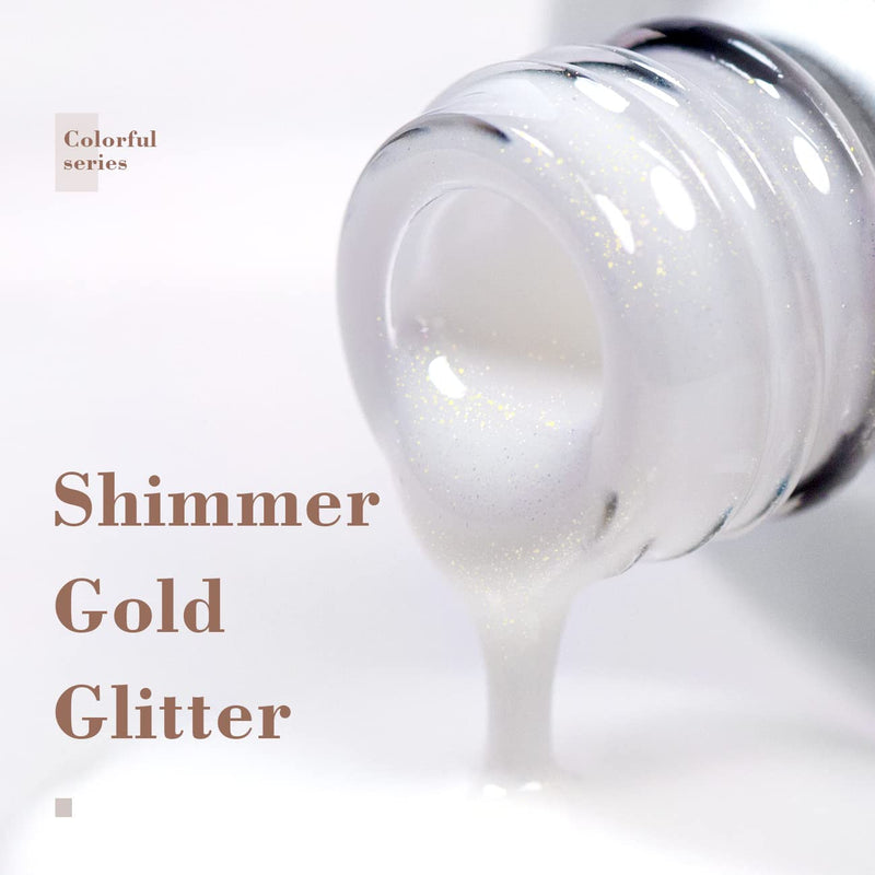 RARJSM ® Milky White Shimmer Gel Nail Polish 15ml #531