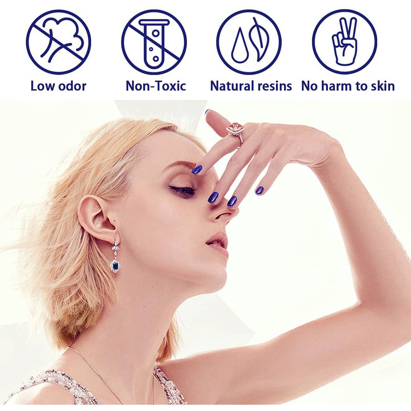 RARJSM gel polish safety features - low odor non-toxic natural resins no harm to skin TPO HEMA free certified
