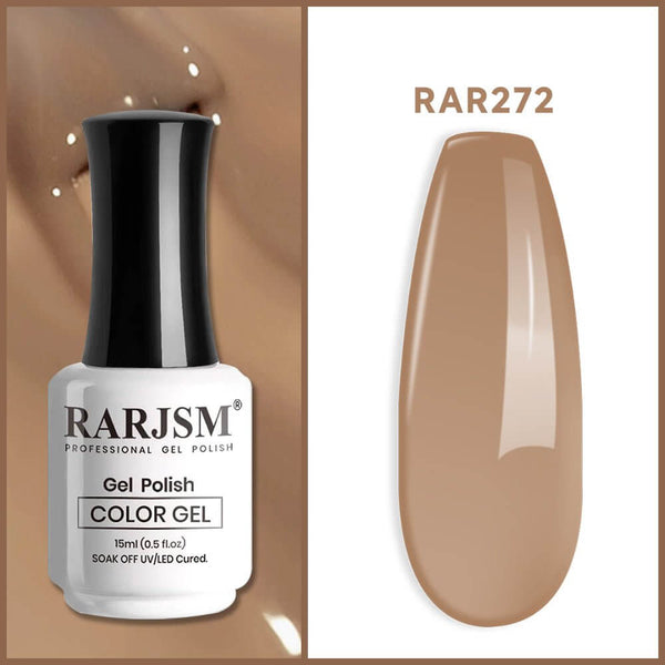 Nude Brown | RARJSM ®Classic Color Gel Polish| 15ml #272 - RARJSM