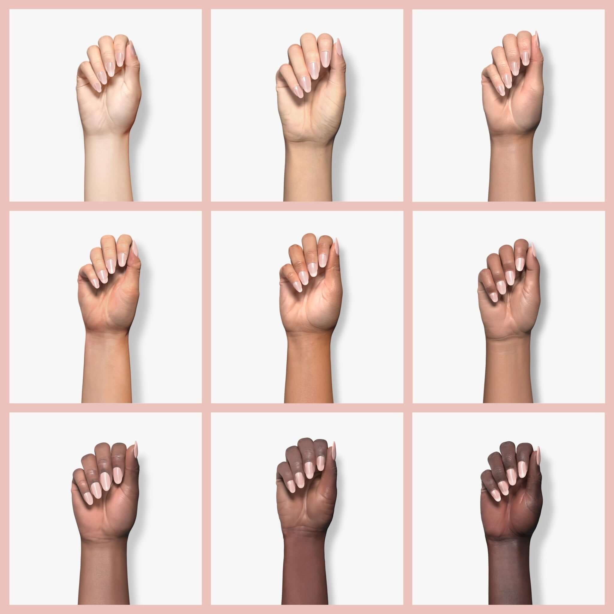 Nude Pink rarjsm Basic nail colors Classic nude Gel Nail Polish
