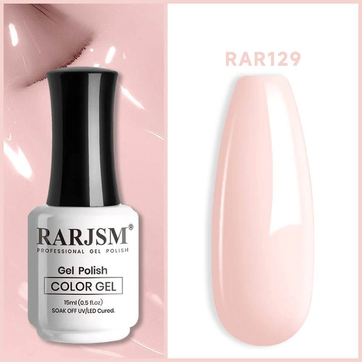 Nude Pink rarjsm Basic nail colors Classic nude Gel Nail Polish