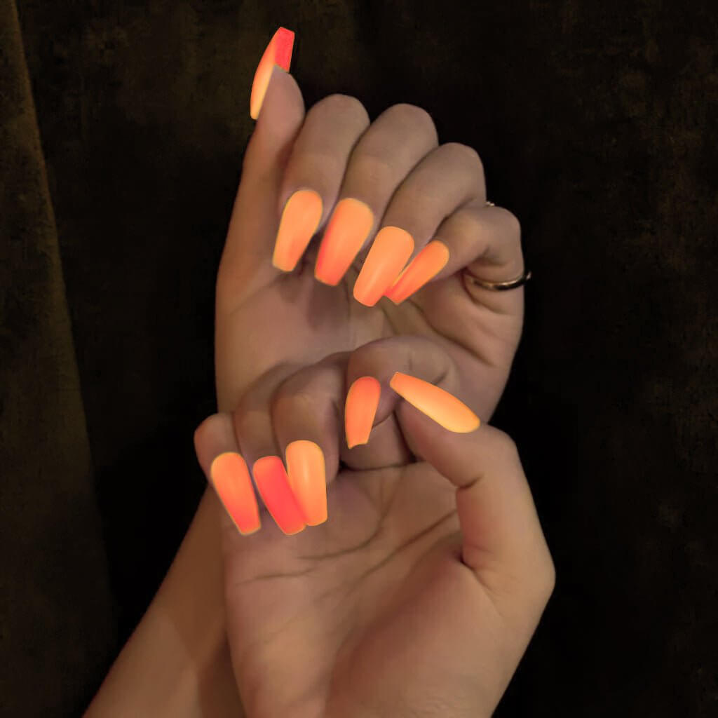 Orange | RARJSM ® Halloween luminous Glow In The Dark Color Gel nail Polish｜15ml