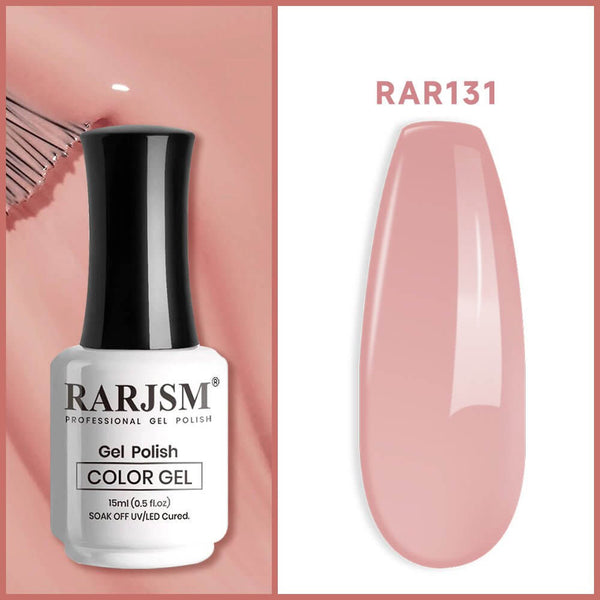 Peach Color | RARJSM ®Classic Color Gel Polish |15ml #131 - RARJSM