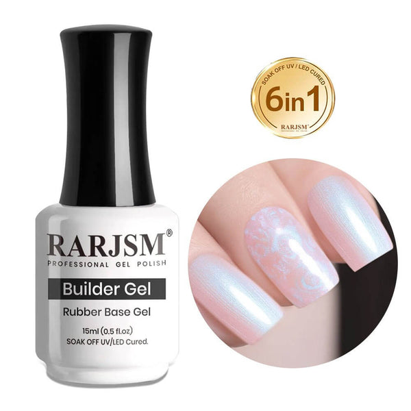 Pearl Pink | RARJSM ® 6 in 1 Shell Thread Nail Builder Gel Polish| 2023 New Arrival |15ml #528