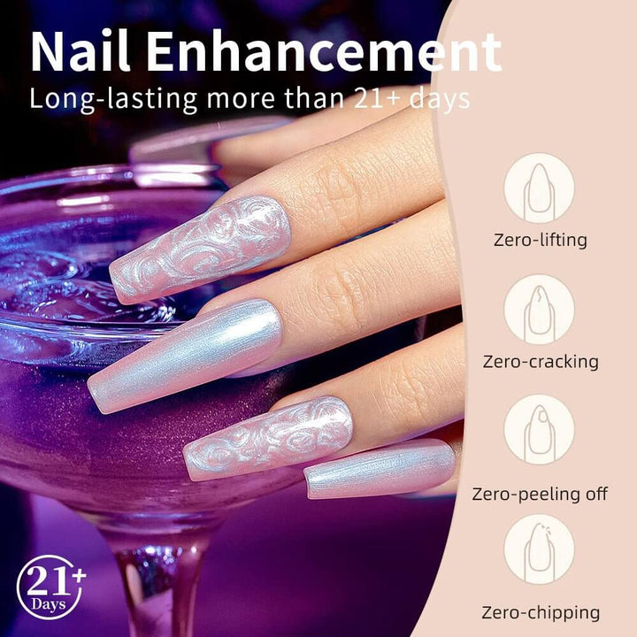 Pearl Pink | RARJSM ® 6 in 1 Shell Thread Nail Builder Gel Polish| 2023 New Arrival |15ml #528