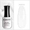 Pure White Gel Polish 15ml - Creamy Opaque Classic French Manicure TPO HEMA Free RAR34