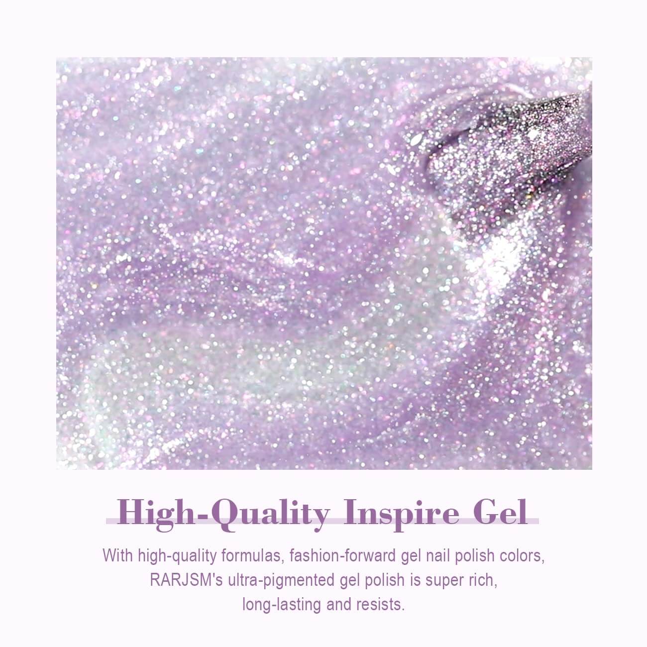 RARJSM ®Purple Pink Aurora Velvet Cat Eye Gel Polish 15 ml