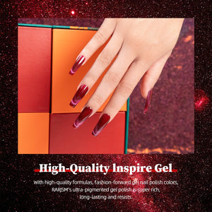 RARJSM ®Purple Red 9D Ice Jelly Cat Eye Gel Polish 15ml