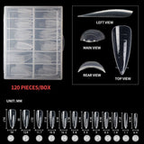Rarjsm 120Pcs Extension Nail Molds