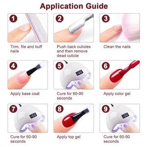 RARJSM ® 6 Colors Red Wedding Series Classic Gel Polish Set | 7.5ml 6pcs