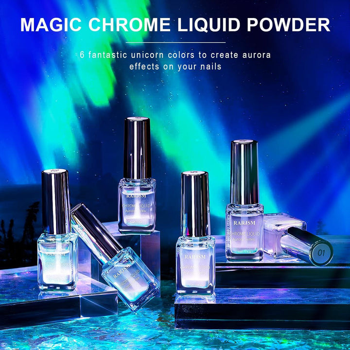 Rarjsm Aurora Magic Liquid Chrome Powder Kit - Chrome 2023 30% off