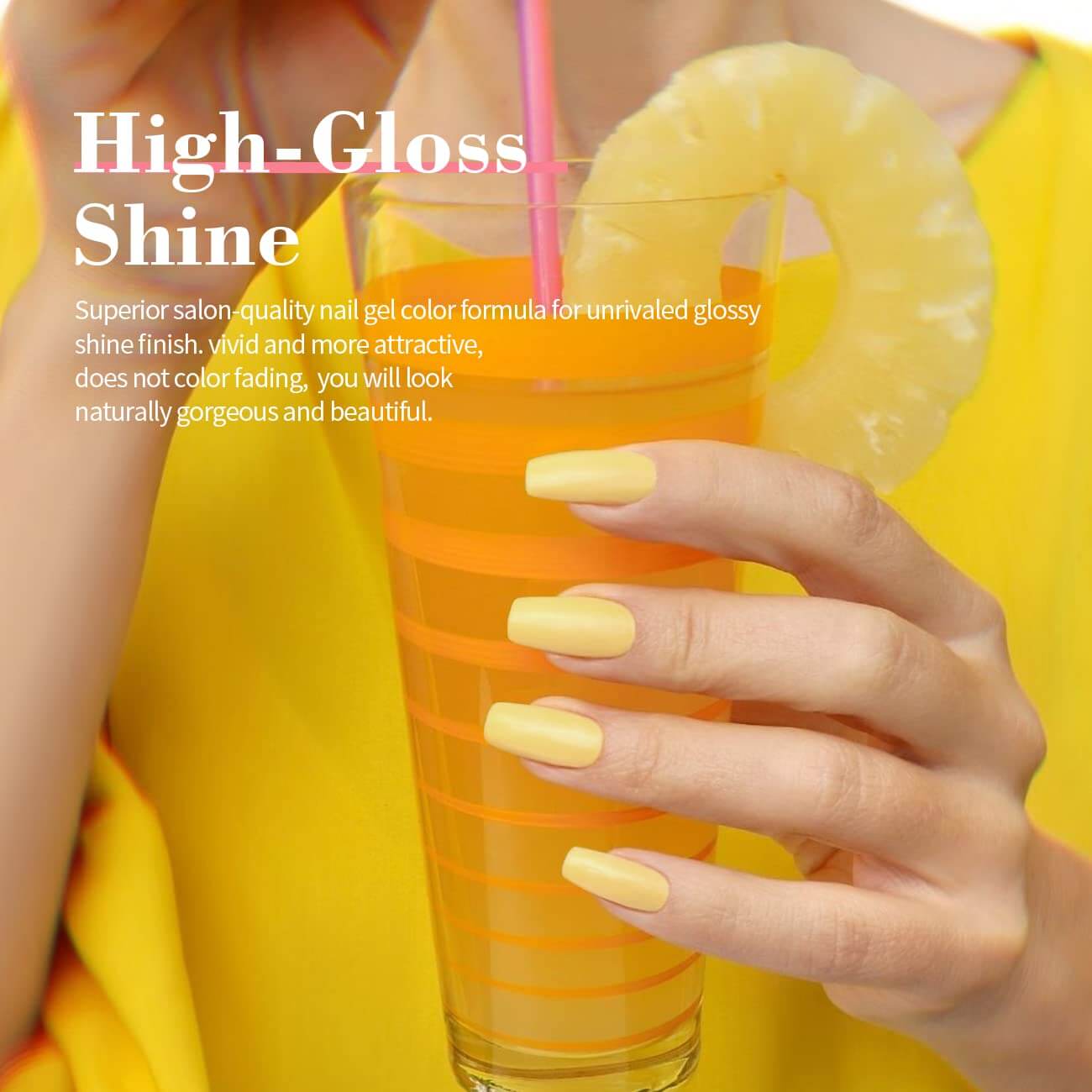 RARJSM ®Classic Color Gel Set | 6 Colors Rainbow Spring Summer Ice Cream Set | 7.5ml 6pcs