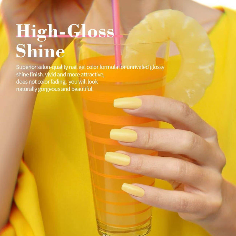 RARJSM ®Classic Color Gel Set | 6 Colors Rainbow Spring Summer Ice Cream Set | 7.5ml 6pcs