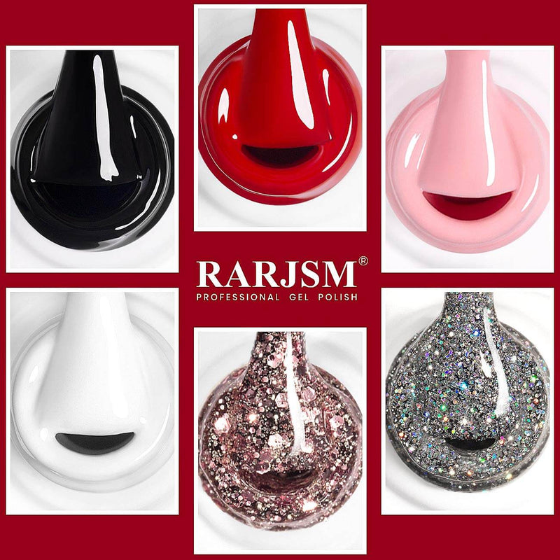 RARJSM ®Classic Color Gel Set |Classic 6 Colors Nail Polish Set | 7.5ml 6pcs